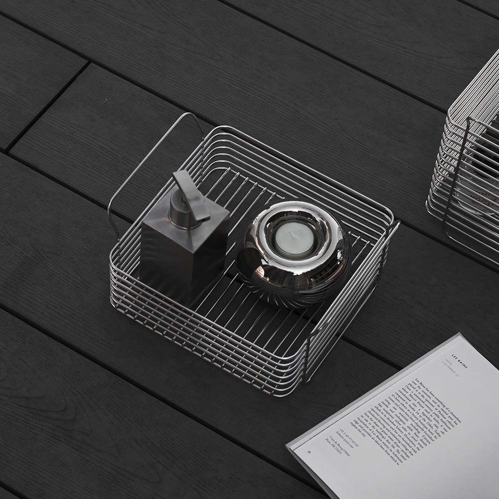 Grid 網格不銹鋼儲物藍